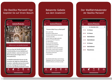 Neue App 'Basilika Mariazell'