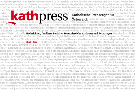 70-Jahr-Jubiläum 'Kathpress' / Henning Klingen / Kathpress 31. Jänner 2017 Festakt