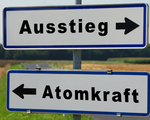 Ausstieg aus Atomkraft. Ende der Kernkraftwerke in Europa.
