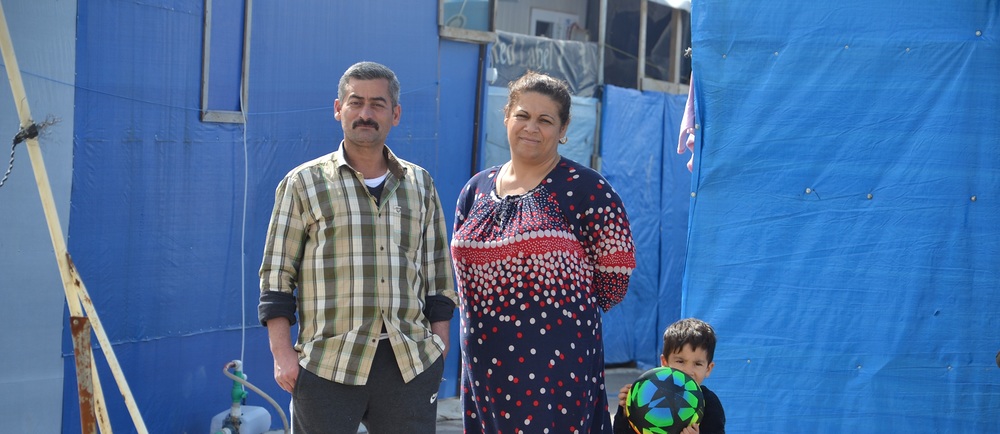 Christliche Flüchtlinge, Camp in Erbil/Kurdistan (Sport Center Camp) / Kathpress/Pulling