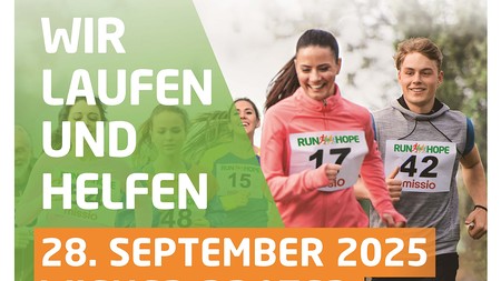 Laufen für guten Zweck: Missio Österreich lädt zum 'RunForHope'