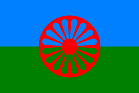 Roma Flagge / gemeinfrei