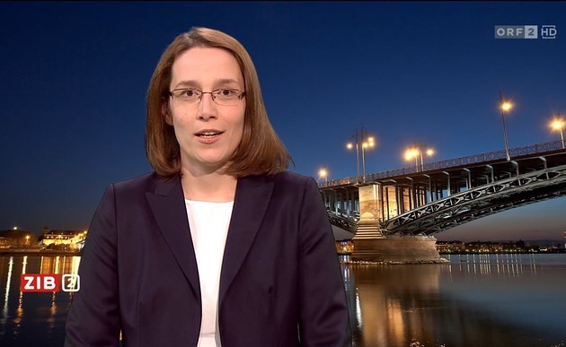 Doris Wagner in der ZIB 2 / ORF / TVThek / Screenshot