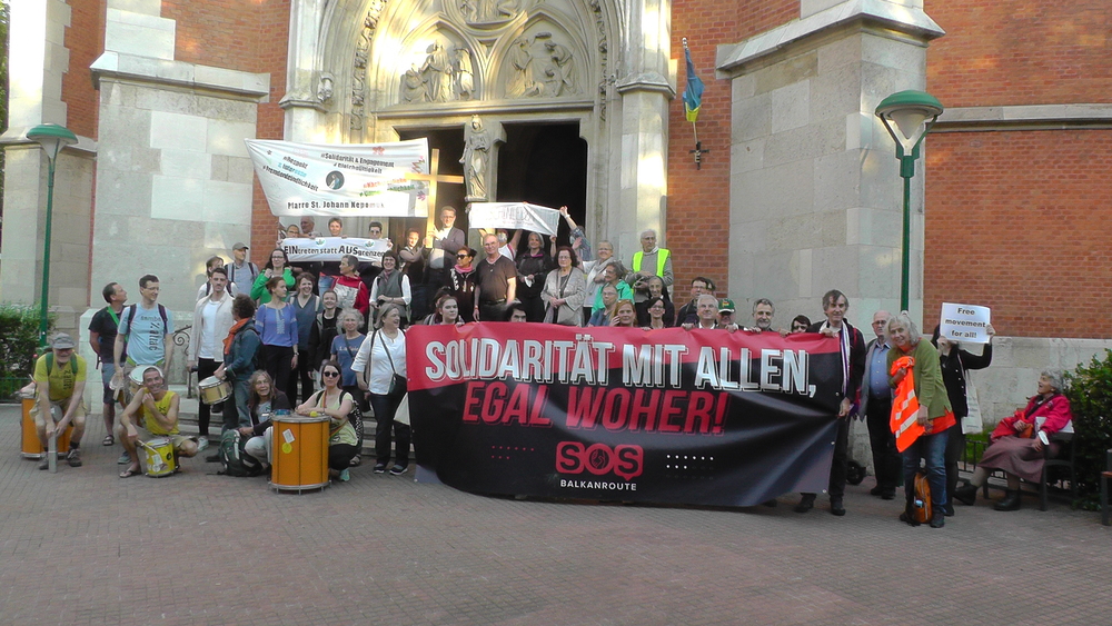 22. 'Romaria' on Wien - Solidarität mit Geflüchteten / Wallisch/Pfarre Zur Frohen Botschaft