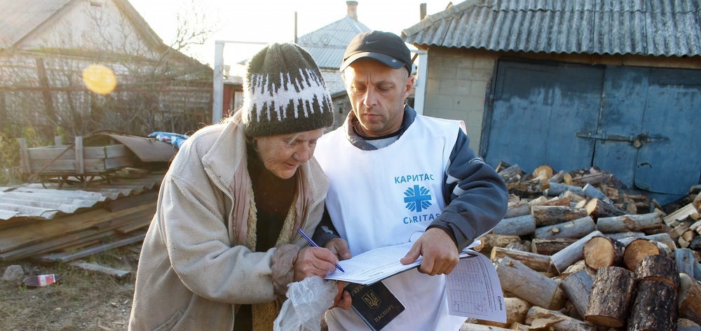 Caritas bittet um Spenden für die Ukraine / Caritas
