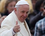 Papst Franziskus während der Generalaudienz auf dem Petersplatz am 9. Dezember 2015.