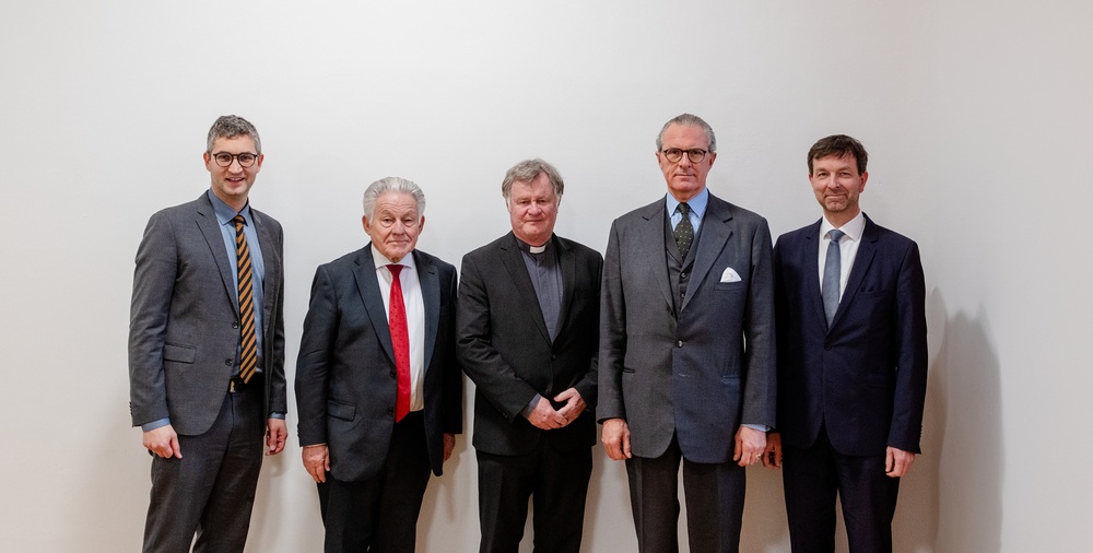 PRO ORIENTE und Manfred Scheuer,PRO ORIENTE-Pr?sident Clemens Koja zu Besuch in Linz / Diözese Linz / Johannes Kienberger Bischof Scheuer betont Friedenspotenzial der Religionen