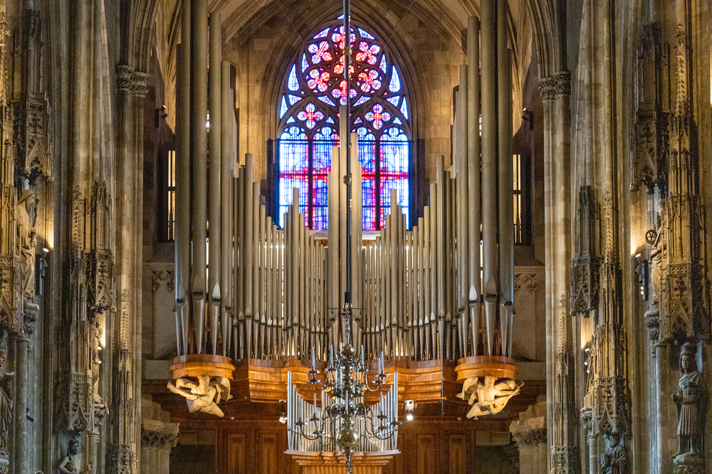 Riesenorgel im Wiener Stephansdom / Steve Schoenlaub