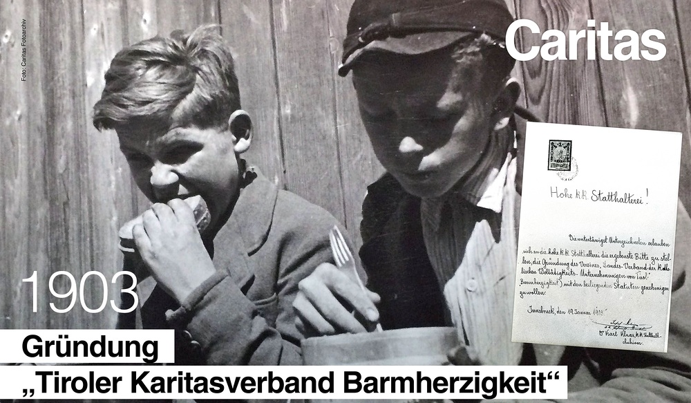 Caritas Tirol hilft seit 120 Jahren / Caritas Tirol