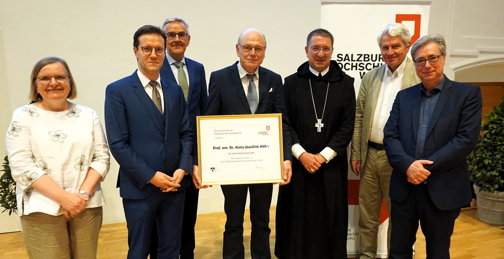 Verleihung des Theologischen Preises an Prof. Hans-Joachim Höhn / Kathpress / Henning Klingen