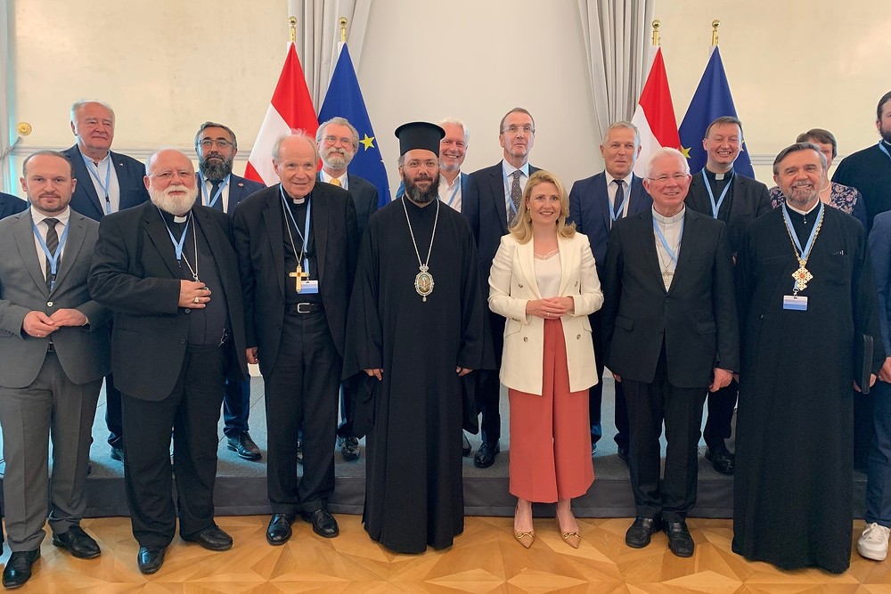 Empfang zur Osterzeit für Kirchen und Religionen im Bundeskanzleramt / Kathpress / Paul Wuthe Empfang am 19. Mai 2022 in Wien