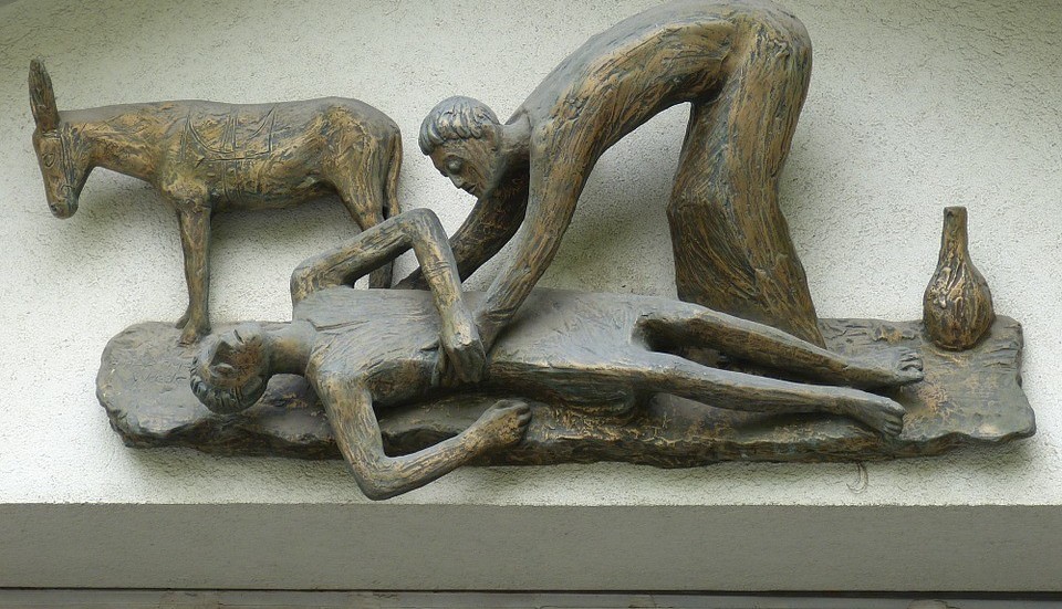 Darstellung des barmherzigen Samariters / pixabay / gemeinfrei