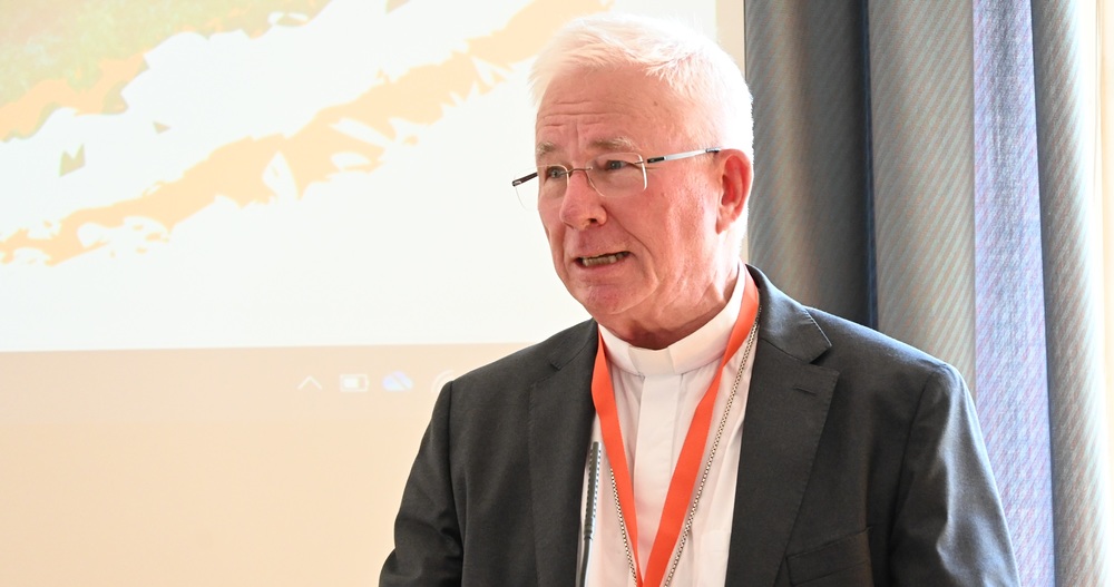 Vorsitzender der Ö. Bischofskonferenz beim europäischen Synoden-Workshop in Linz / Kathpress/Paul Wuthe