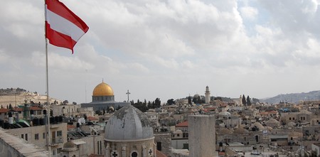 Altstadt von Jerusalem vom Dach des Österreichischen Hospizes aus