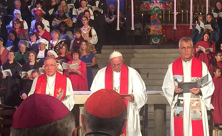 Erstmals nahm ein Papst gemeinsam mit Lutheranern an einer Gedenkveranstaltung für die Reformation teil / Vatican / Burke Erstmals nahm ein Papst gemeinsam mit Lutheranern an einer Gedenkveranstaltung für die Reformation teil