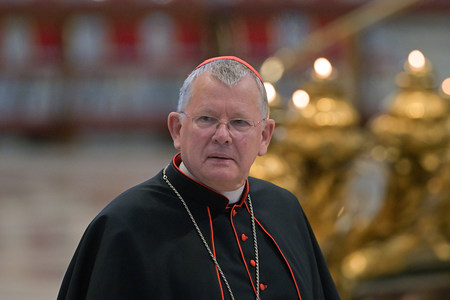 Kardinal Jaime Spengler, Erzbischof von Porto Alegre (Brasilien), am 30. April 2025 im Petersdom im Vatikan.