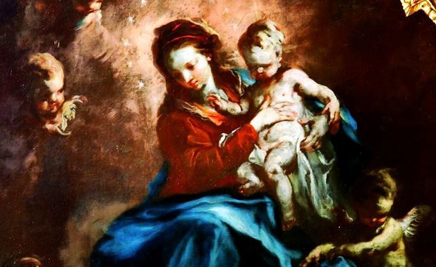 'Madonna mit Kind': Altarbild der Kirche Hausleiten von Kremser Schmidt / kathbild.at / Rupprecht