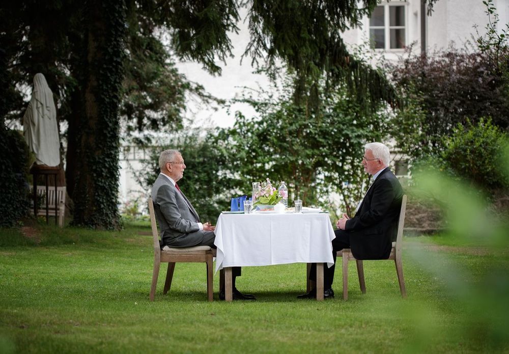 Bundespräsident Van der Bellen bei Erzbischof Lackner zu Gast