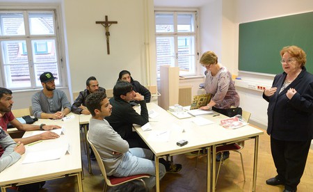 Deutschkurs für Flüchtlinge / kathbild.at/Rupprecht