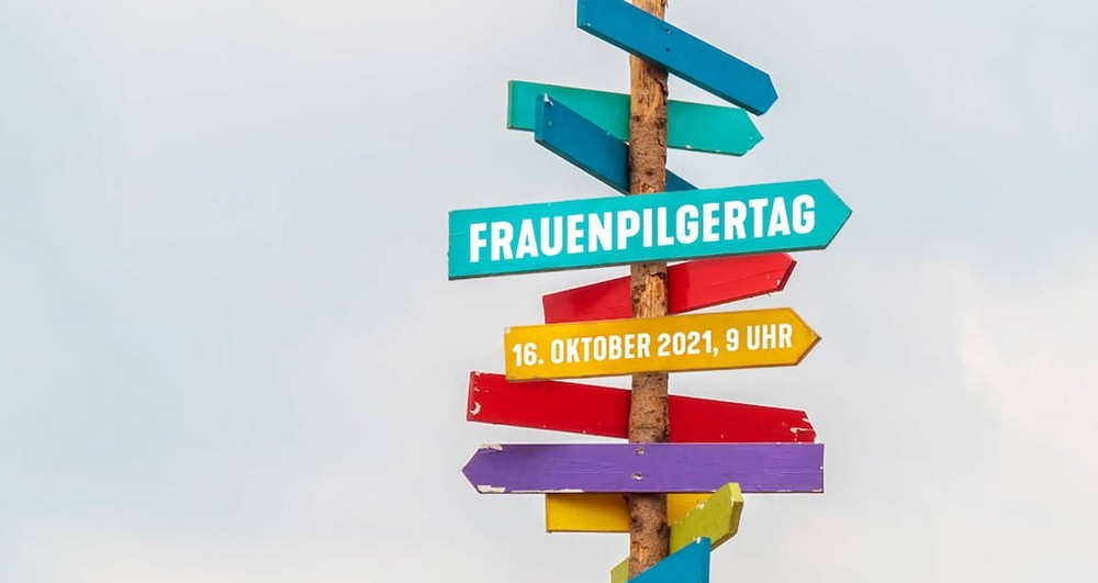 Frauenpilgertag / www.frauenpilgertag.at Werbesujet der kfb-Aktion 'Frauenpilgertag' 2021