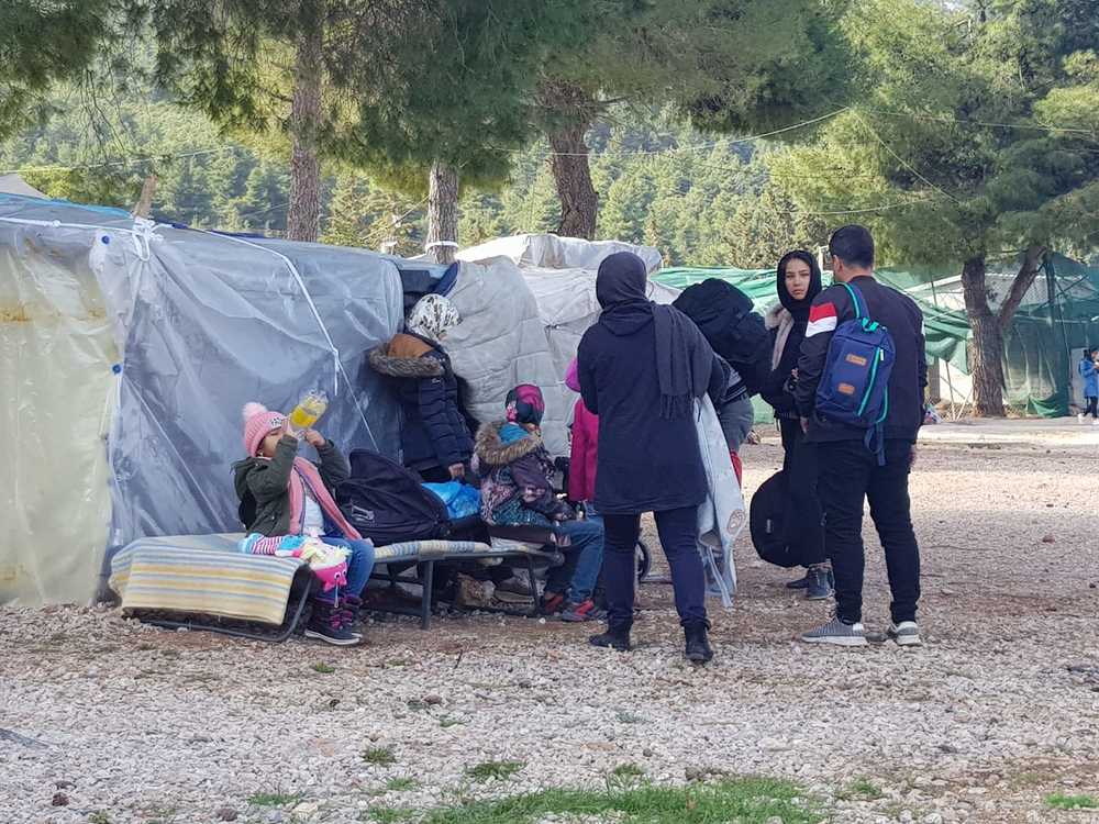 Flüchtlingscamp in Griechenland / Caritas Wien Flüchtlingscamp in Griechenland