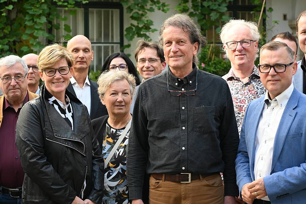 Barbara Krenn und Thomas Bogensberger (ORF) bei Treffen der Verantwortlichen der ORF-Gottesdienstübertragungen in Wien