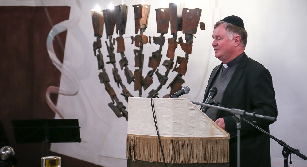 Bischof Scheuer bei Pogrom-Gedenken 2023 / MIG-Pictures e.U. / Michaela Greil