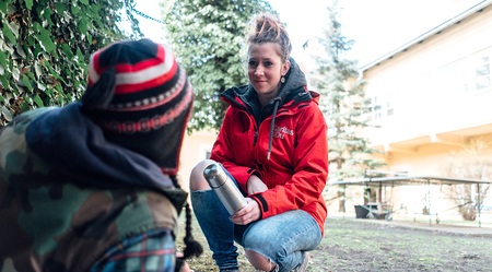 Caritas hilft obdachlosen Menschen das ganze Jahr